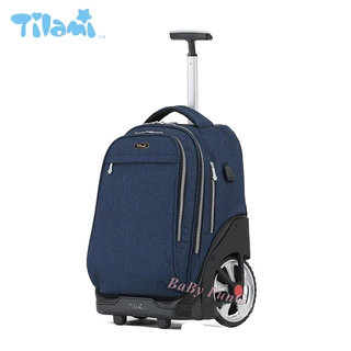 Tilami กระเป๋านักเรียน ล้อลาก กระเป๋าเดินทาง (Tilami แกนเดียว ล้อใหญ่)