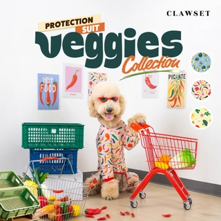 ชุดกันขนร่วง ชุดเก็บขน คอลเลคชั่น Veggies Protection Suit | CLAWSET.BKK