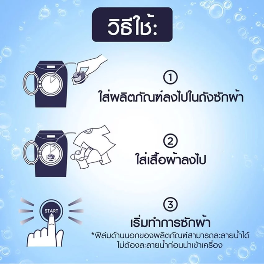 [แพ็คสุดคุ้ม 1+ 1] ดาวน์นี่ ผลิตภัณฑ์ซักผ้า เจลบอล 4 อิน 1 สูตรเข้มข้น ขจัดคราบ ถุงเติม 25 ลูก X 2 DOWNY DETERGENT GEL thumbnail 10
