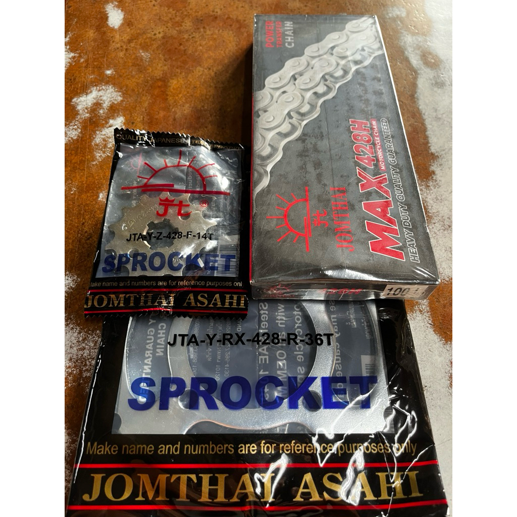 โซ่สเตอร์ Yamaha y111 14-36-100 jomthai