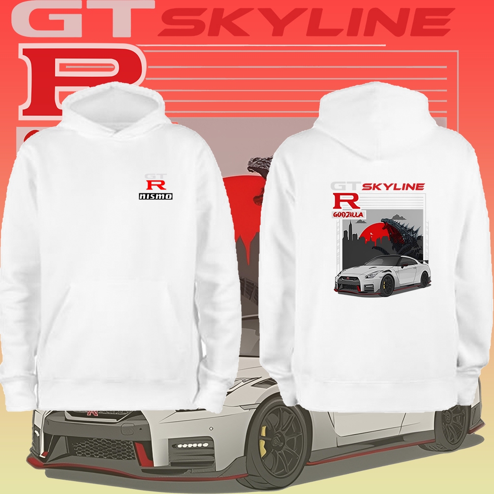 Nissan GTR Pattern Hoodie Cotton Adult Casual Hoodie M-3XLนิสซัน GTR