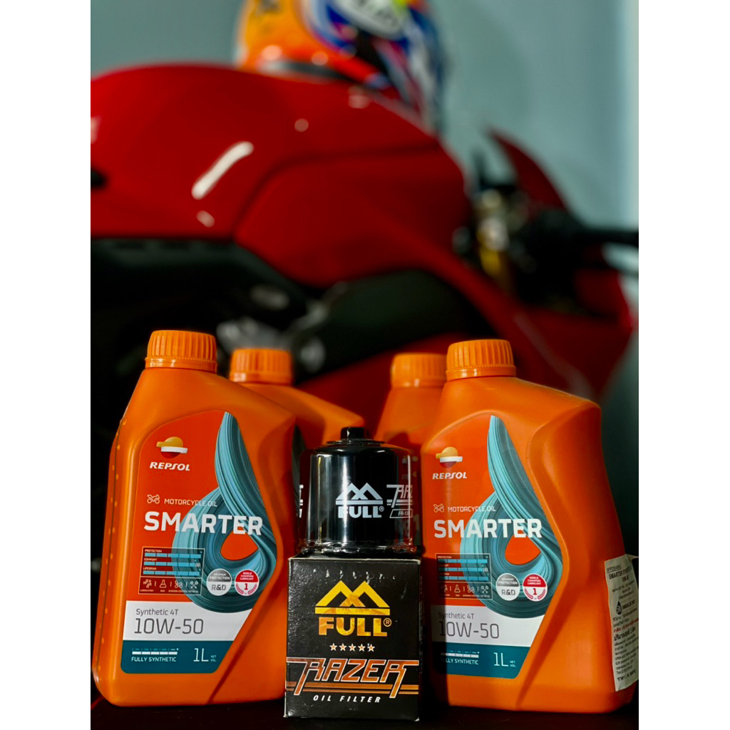 น้ำมันเครื่อง REPSOL เซ็ต GSXR1000-RR พร้อมกรอง Full