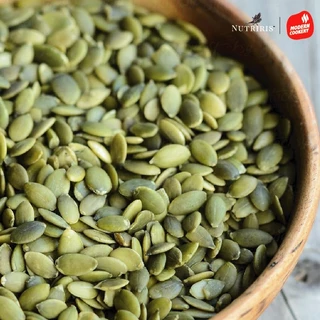 เมล็ดฟักทอง ออร์แกนิค 300 กรัม Exp.1/2028 ปลอดสารเคมีตกค้าง100% ( Organic Pumpkin Kernels ) NUTRIRIS Brand