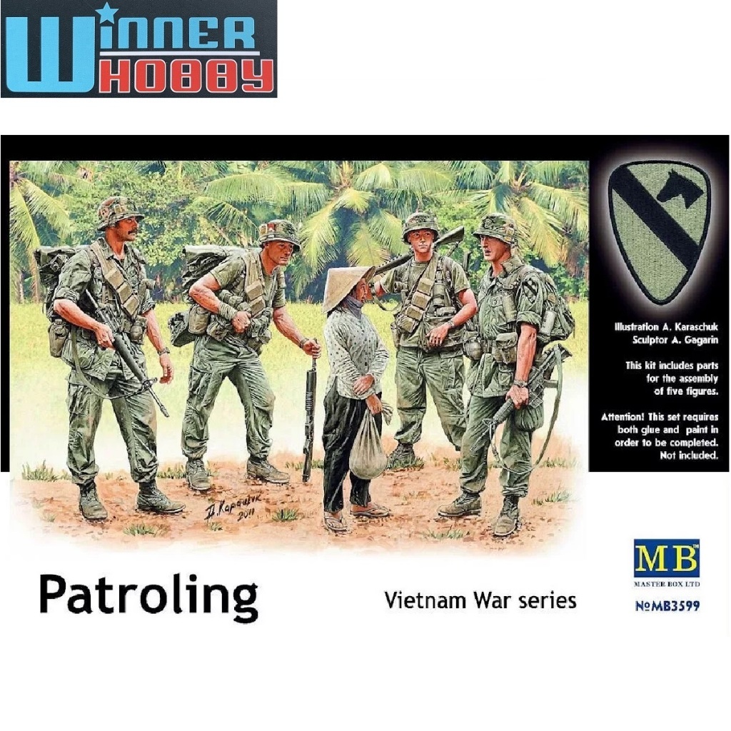 Master Box 3599 Patroling (Vietnam War series) 1/35