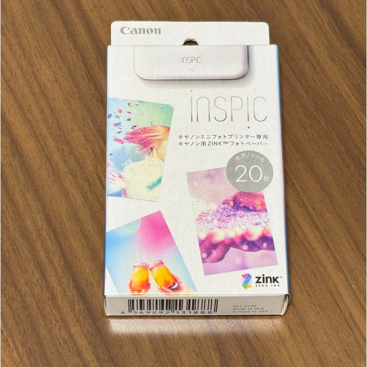 ญี่ปุ่น กระดาษโฟโต้ กระดาษปริ้นรูป สำหรับ Canon Portable Photo Printer iNSPiC PV-123/ZV-123/CV-123 2