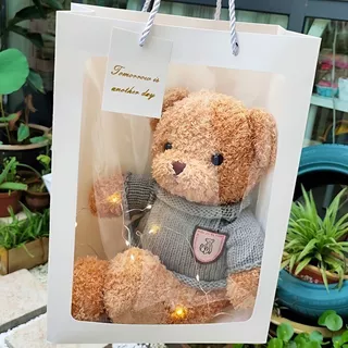 《จัดส่งภายใน 24 ชั่วโมงในกรุงเทพฯ》กระเป๋าใส่ดอกไม้ กล่องของขวัญ ถุงใส ถุงบรรจุช่อดอกไม้ ของขวัญวันครูและวันวาเลนไทน์