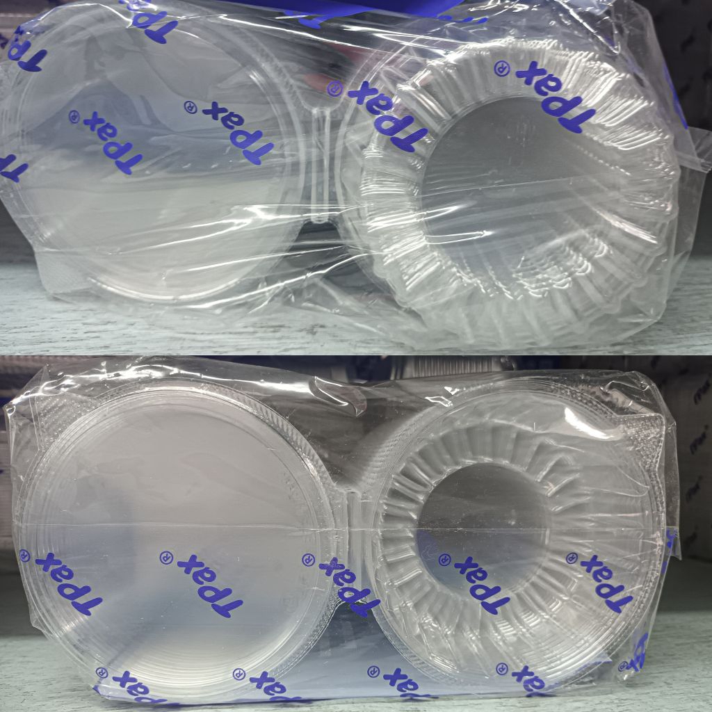 [มีสินค้าพร้อมส่ง] TP-27 กล่องพลาสติกใส ทรงกลม Tp 27 กล่องบรรจุอาหาร กล่องใส่เบเกอร์รี่ 50 ชิ้น