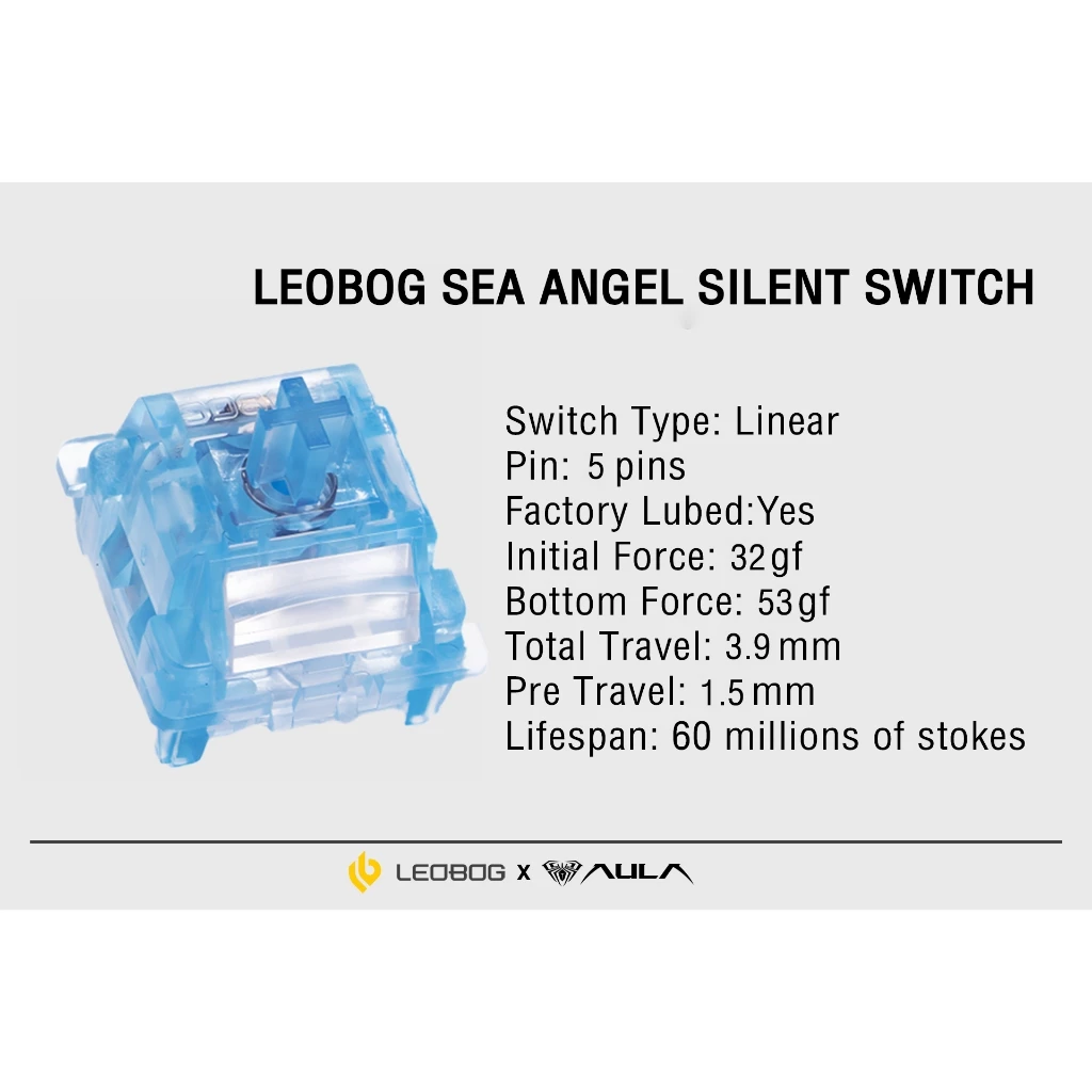 Linear - LEOBOG x AULA - สวิตซ์คีย์บอร์ด Lube Mechanical Switch thumbnail 5