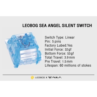 Linear - LEOBOG x AULA - สวิตซ์คีย์บอร์ด Lube Mechanical Switch