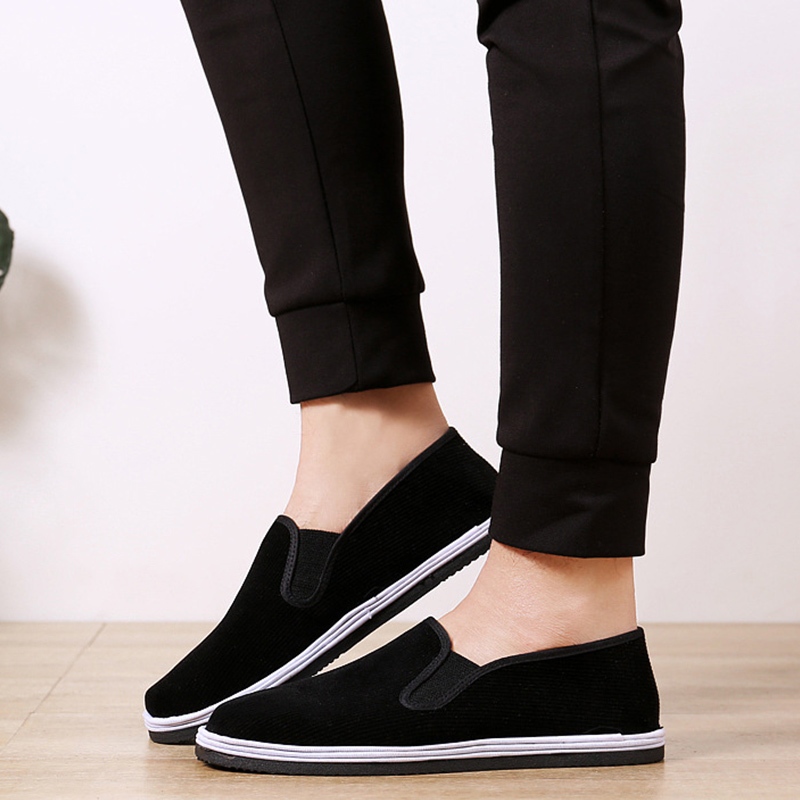 Bbigsize ไลฟ์สไตล์ที่กระฉับกระเฉง ด้วยรองเท้าสลิปออน สำหรับผู้ชาย  ดีไซน์เรียบง่าย พื้นนุ่ม น้ำหนักเบา ระบายอากาศได้ดี - รูปที่ 6