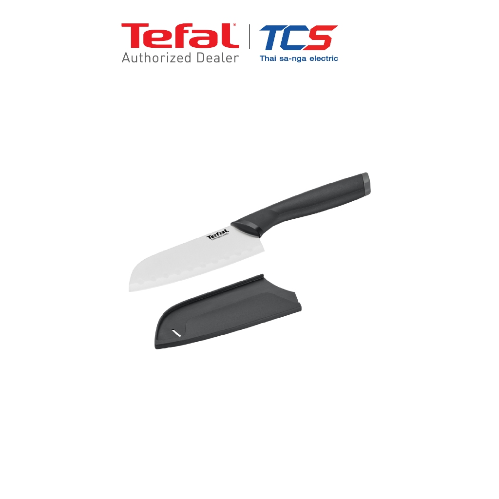 Tefal มีดสเตนเลสทำอาหาร พร้อมปลอกมีด Comfort Kitchen CW ขนาด 9,12,20 Cm