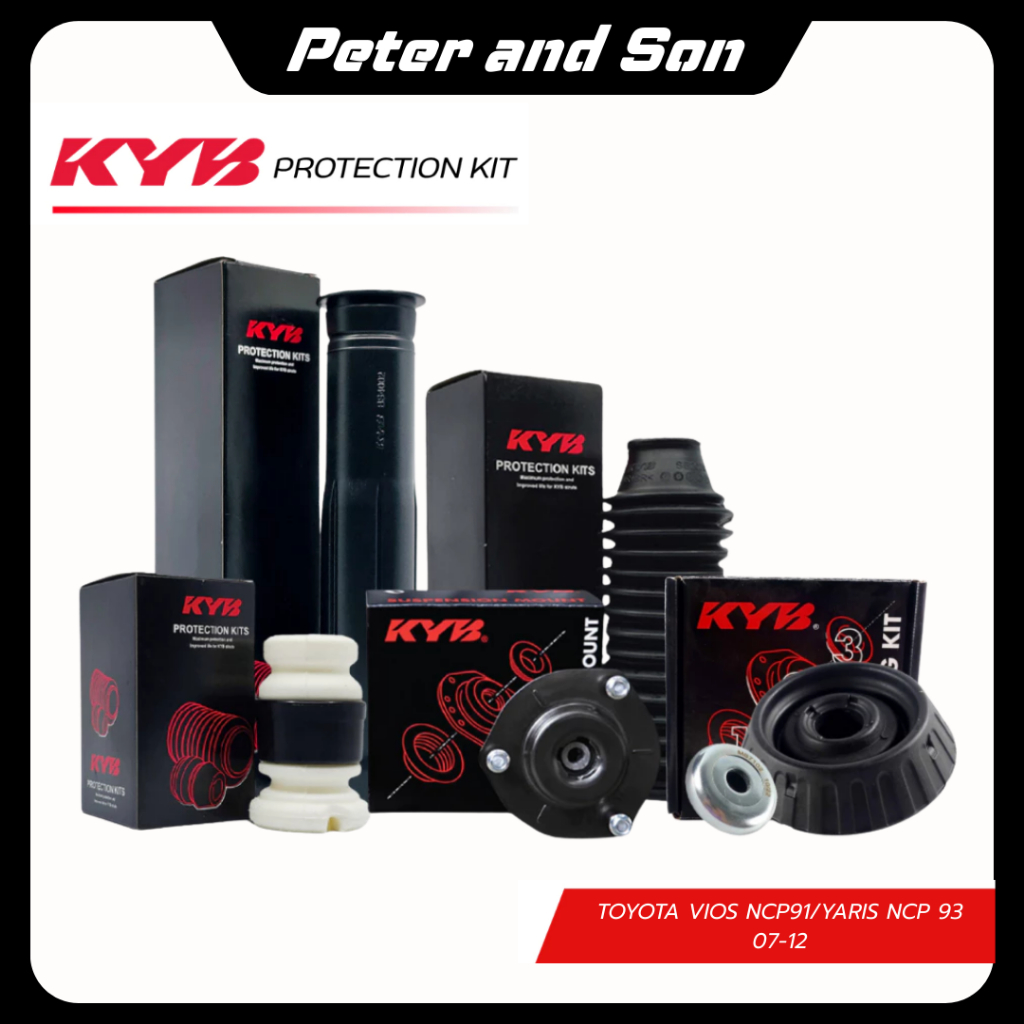 KYB  ชุดส่วนควบโช๊คอัพ  TOYOTA VIOS ปี 07-12 NCP93 / YARIS ปี 06-12 NCP91 ราคา / 1ชิ้น