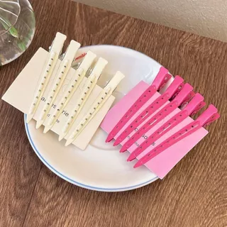 (HC-011) กิ๊บปากเป็ด สแตนเลส สีสัน หนีบผมเบา ไม่ดึงผม Hair Clip Duckbill (เซต 5 ชิ้น) (พร้อมส่งในไทย)