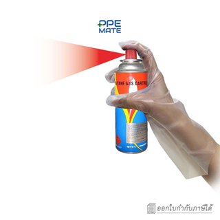 ถุงมือพลาสติกแบบหนา CPE(100 ชิ้น/แพ็ค)หนา 40 ไมครอน | ทำอาหา…