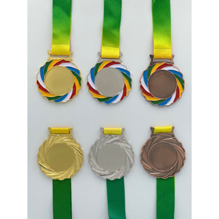 06เหรียญรางวัลโลหะ ใส่โลโก้ได้ 2 ด้าน พร้อมสายคล้อง (ทำสติ๊ก…