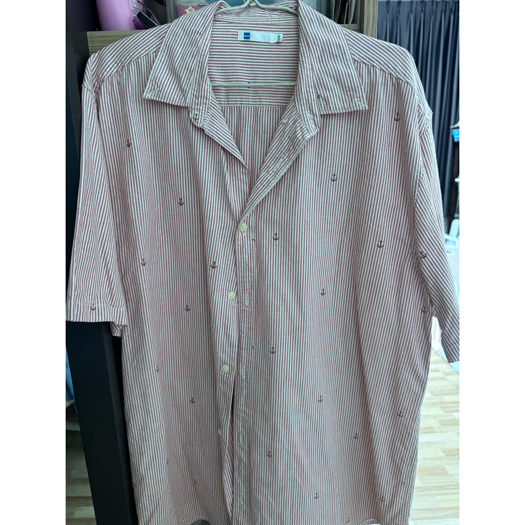 เสื้อเชิ้ตผู้ชายมือสอง แบรนด์ AllZ ไซต์ 3xl ของจริงสีสดกว่านี้