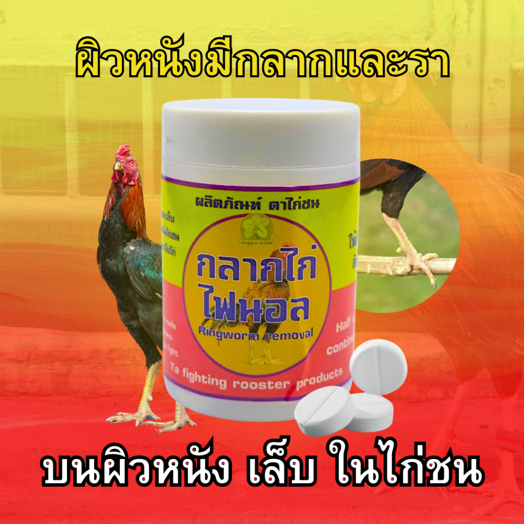 กลากไก่ เชื้อรา ผลิตภัณฑ์ตาไก่ชน