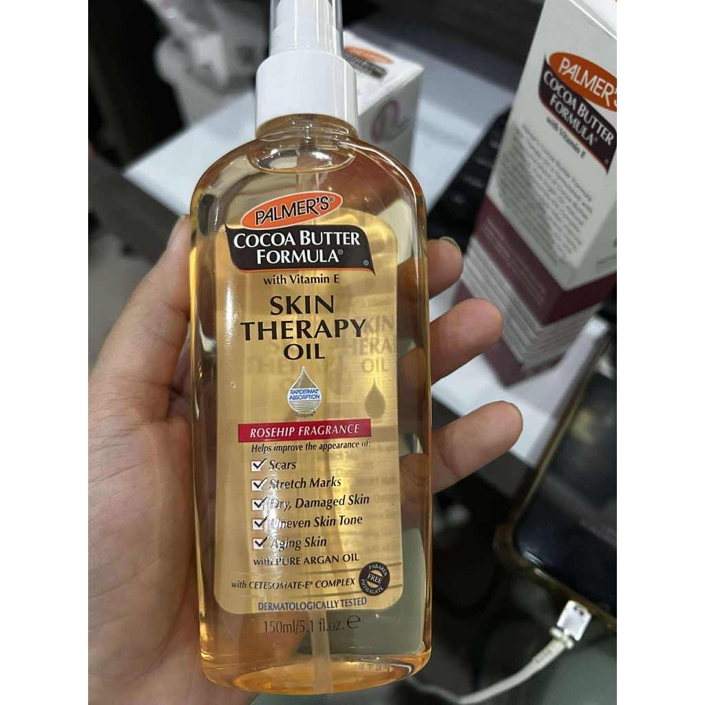 Palmer’s Skin Therapy Oil 60/150 ml. ลดความแห้งกร้าน ป้องกันและลดรอยแตกลาย จางลงภายใน 2 เดือน ปาล์มเมอร์ ออยล์ทาผิว ราคา ถูกที่สุด ดีลบีเคเค แกลเลอรีภาพที่ 5