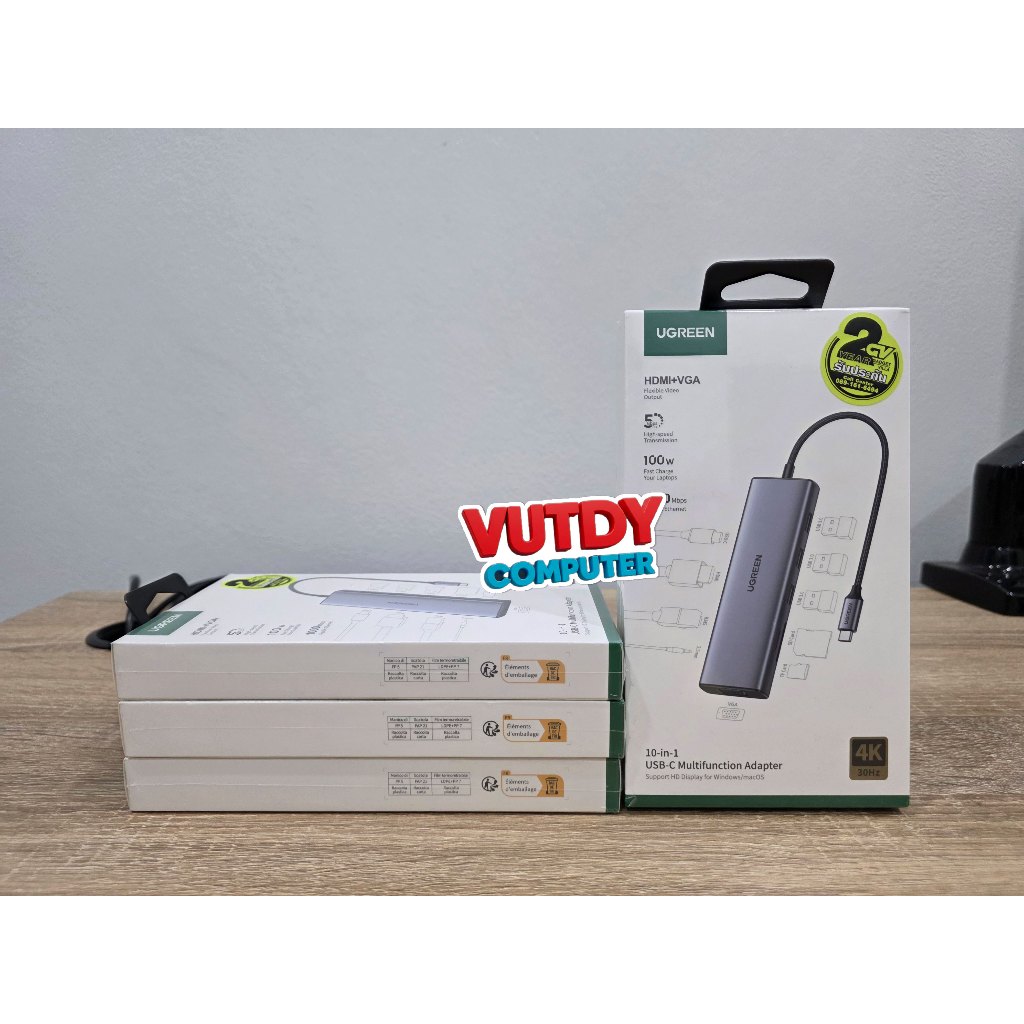 UGREEN 10919 USB C Hub 10-in-1 Networking Hub Multifunction Converter