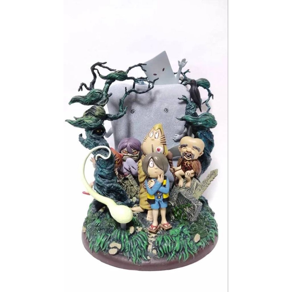 GeGeGe no Kitaro Mizuki Shigeru Diorama Figure Statue Mascot Ornament EX ของแท้มือหนึ่ง