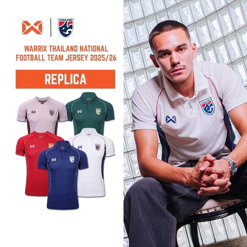 เสื้อฟุตบอลทีมชาติไทย WARRIX 2025/26 Replica WA-253FBATH52