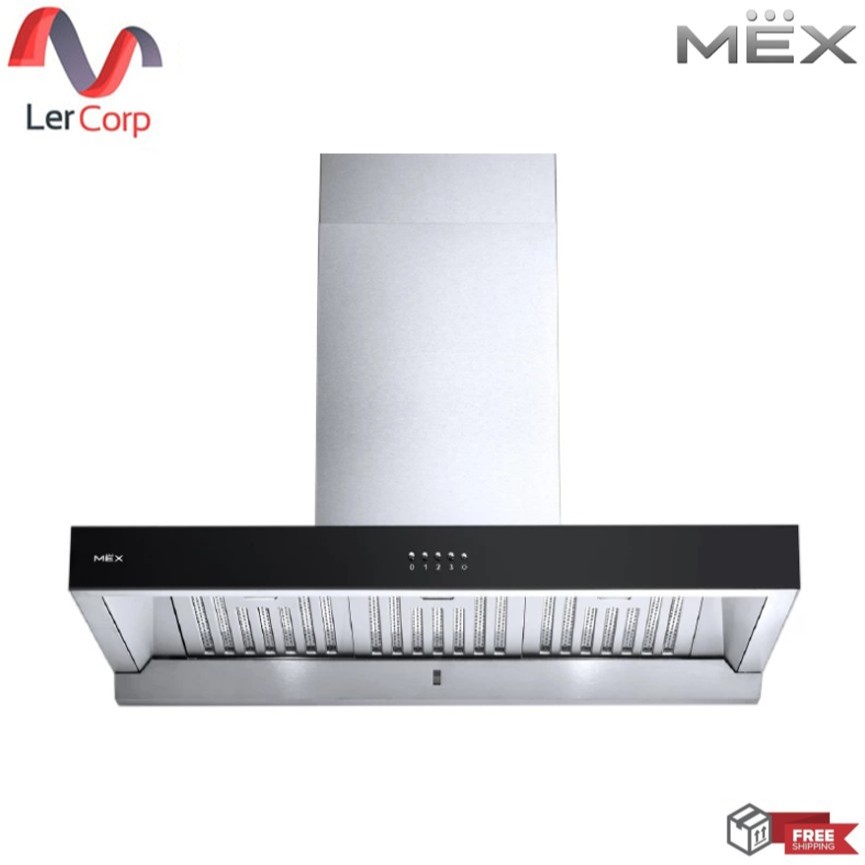 (Mex) เครื่องดูดควันกระโจม รุ่น K632BFX90 ขนาด 90 ซม. สีสเตนเลส