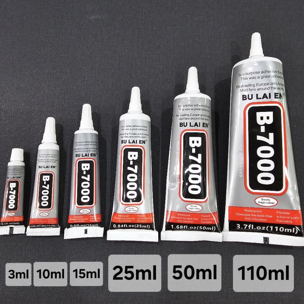 DE3 กาว B-7000 กาวใสอเนกประสงค์ ติดแน่นทนทาน