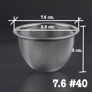 ตะแกรงร่อนผงมัทฉะ ขนาด 6.8 , 7.6 และ 8.2 cm. พร้อมลูกสแตนเลสร่อนผง 16 mm. ขนาดที่ดีที่สุดในการ่อนผงมัตจะ