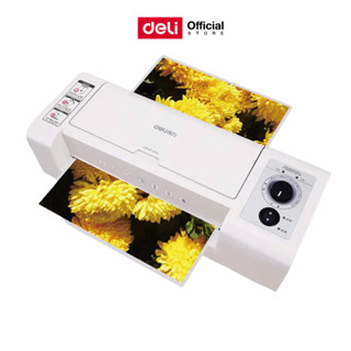 เครื่องเคลือบเอกสาร Deli เคลือบ A4 บัตร รูปถ่าย ปรับความร้อน…