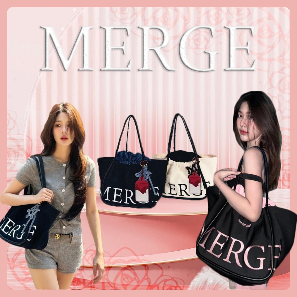 【สินค้าพร้อมส่ง】100%แท้ MERGE A DAY/Merge กระเป๋า official กระเป๋าถือ สะพายข้าง
