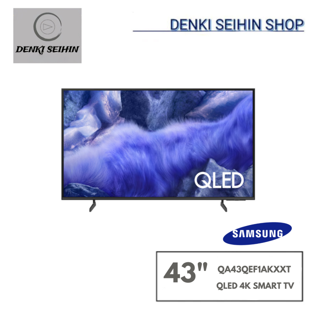 Samsung 43" QLED QEF1 4K Samsung Vision AI Smart TV (2025) QA43QEF1AKXXT