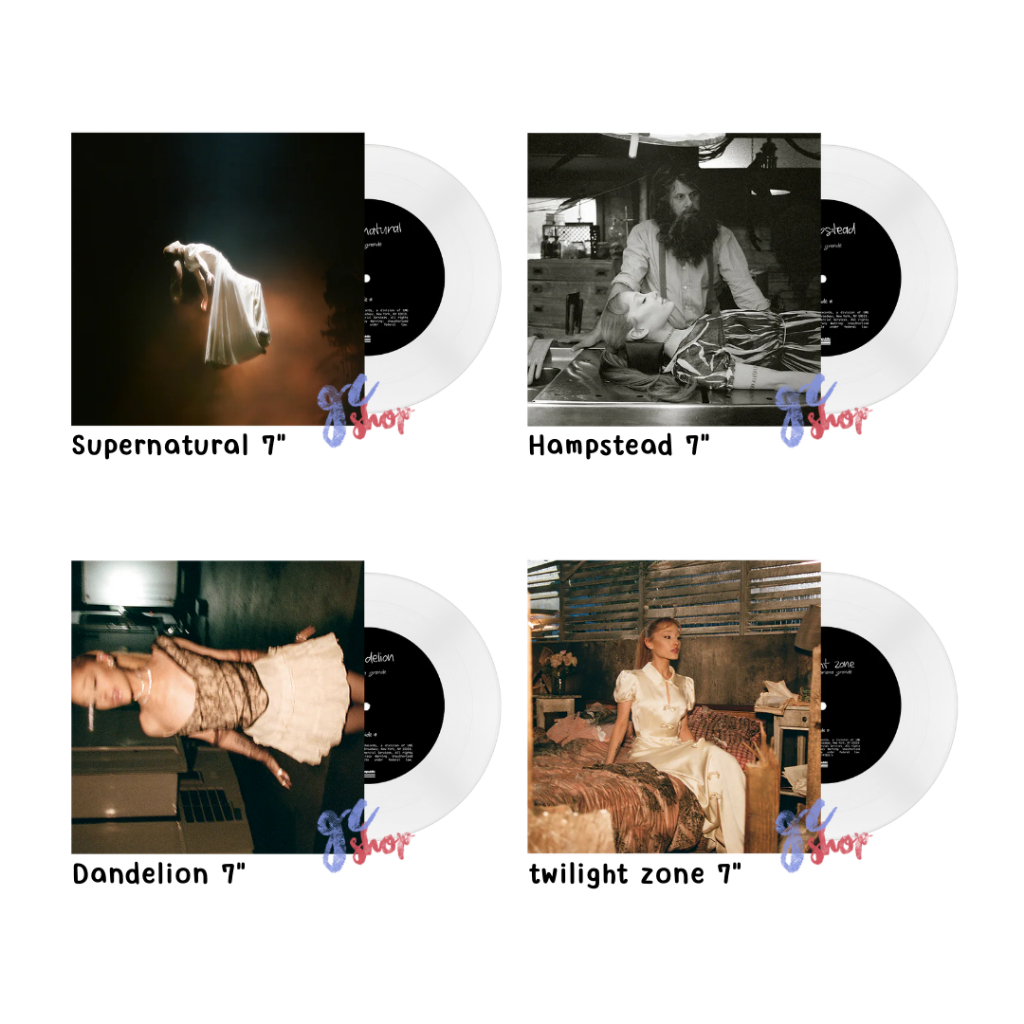 (Pre-Order) แผ่นเสียง Ariana Grande - eternal sunshine Deluxe Singles 7" Vinyl / LP สินค้า Official