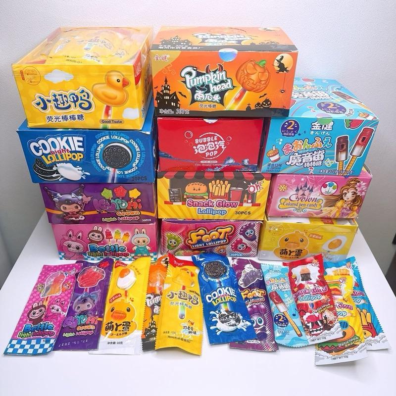 อมยิ้มลูกอมก้านเรืองเเสง มีอย.ไทย 1 กล่อง 30 ชิ้น - รูปที่ 7