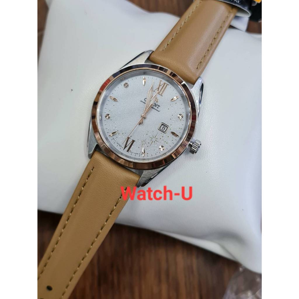 ORIENT Quartz Solar Contemporary นาฬิกาผู้หญิงสายหนัง (RA-WG0604S)