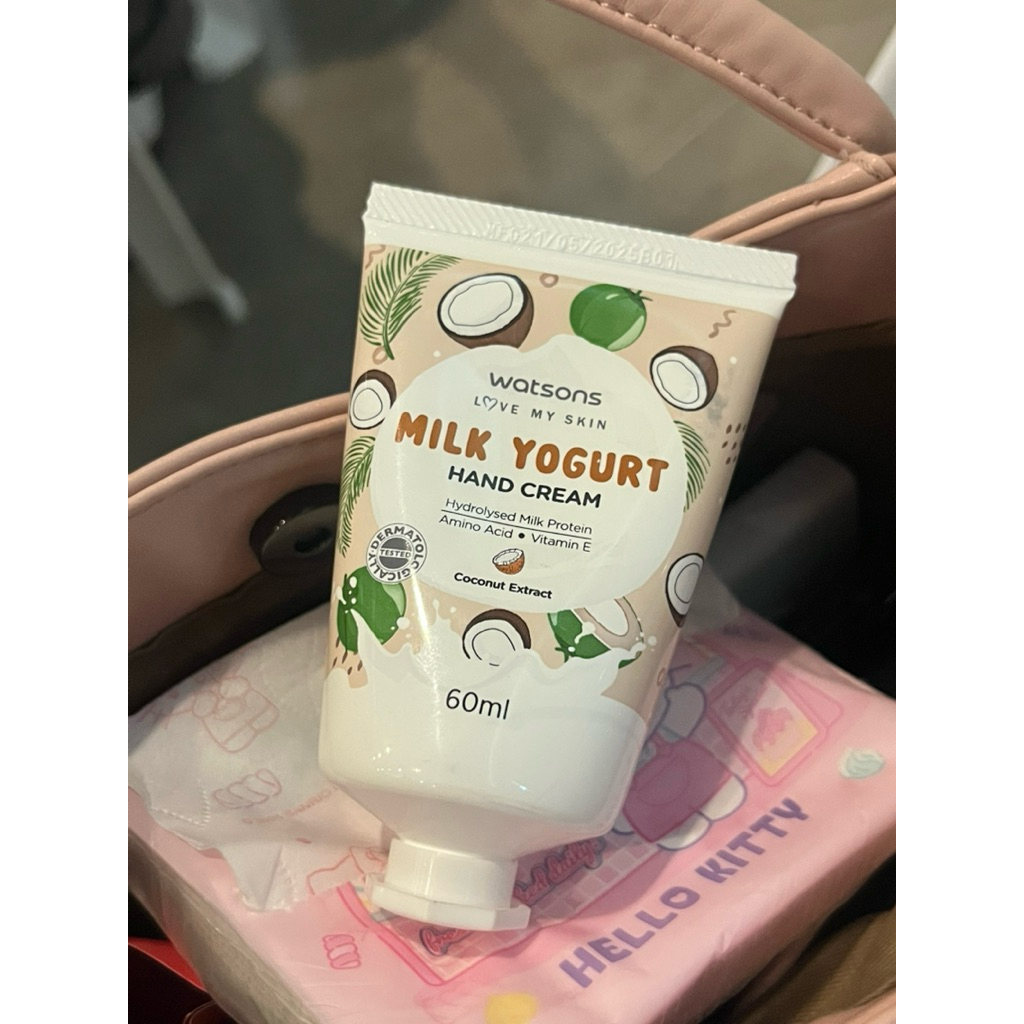 Watsons Love my skin Milk Yogurt hand cream  COCONUT EXTRCT