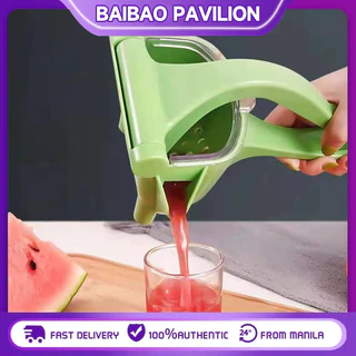 คั้นน้ําผลไม้ขนาดใหญ่ ทําน้ําส้มและน้ําองุ่น Manual Juicer ทําความสะอาดง่าย แบบใช้มือกด
