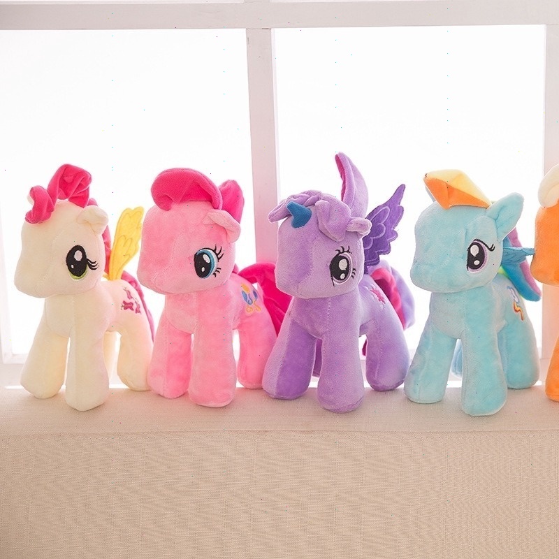 ตุ๊กตา My Little Pony ลิขสิทธิ์แท้ ขนาด 30ซม. ตุ๊กตาโพนี่ ผ้านุ่ม ยัดนุ่น สีสวย น่ารัก เหมาะสำหรับสะสมและของขวัญ ราคา ถูกที่สุด ดีลบีเคเค แกลเลอรีภาพที่ 4