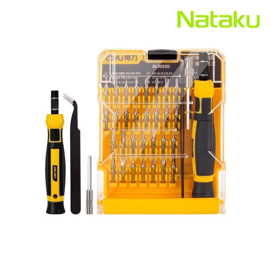 Nataku ชุดไขควงเปลี่ยนหัว ชุดไขควง ชุดไขควงอเนกประสงค์ หัวแม่เหล็ก 21ชิ้น 33ชิ้น พกพาง่าย ใช้งานสะดวก ซ่อมได้หลายรูปแบบ