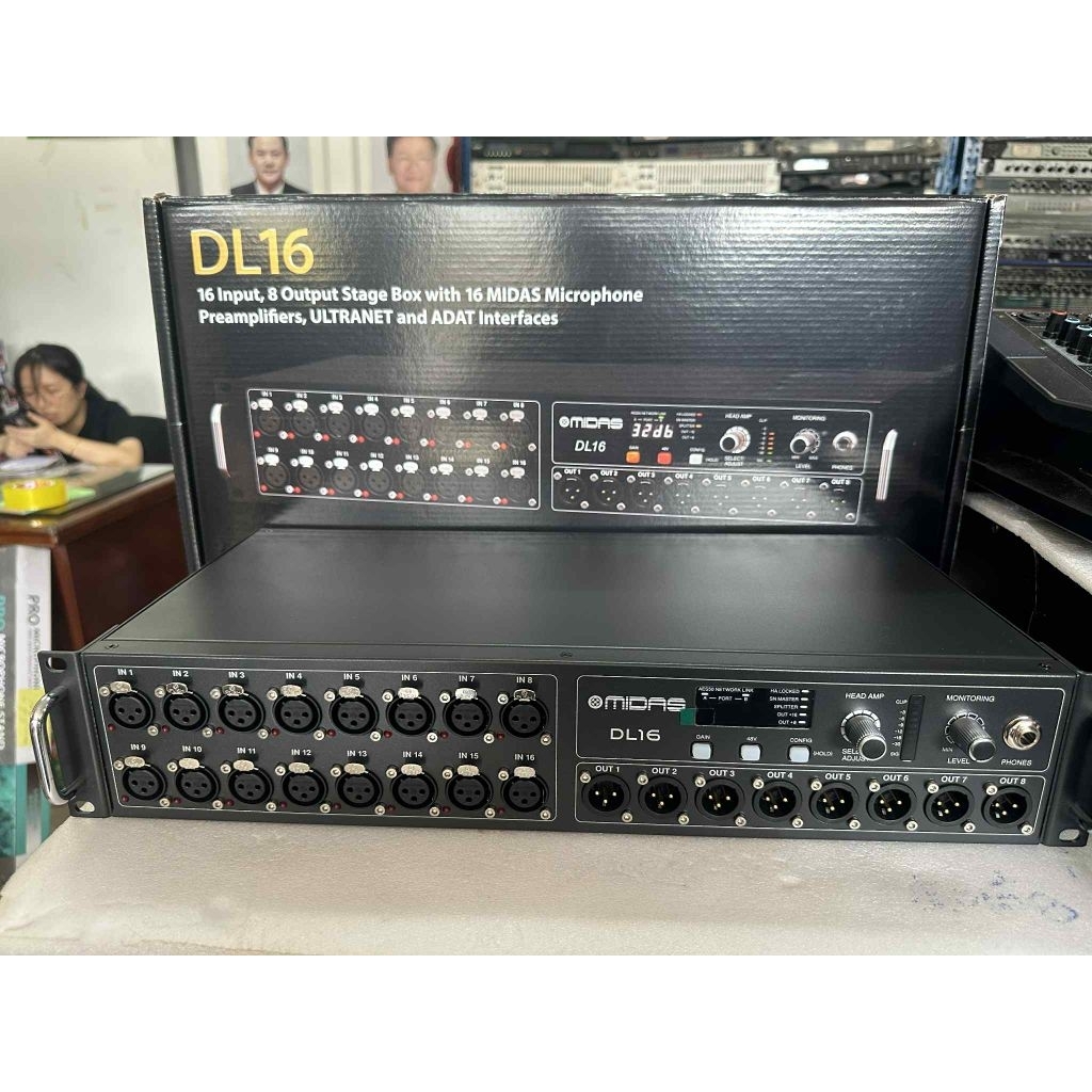 Midas Stage Box DL16 Stage BOX. ของแท้ 100% ประกัน 1 ปี