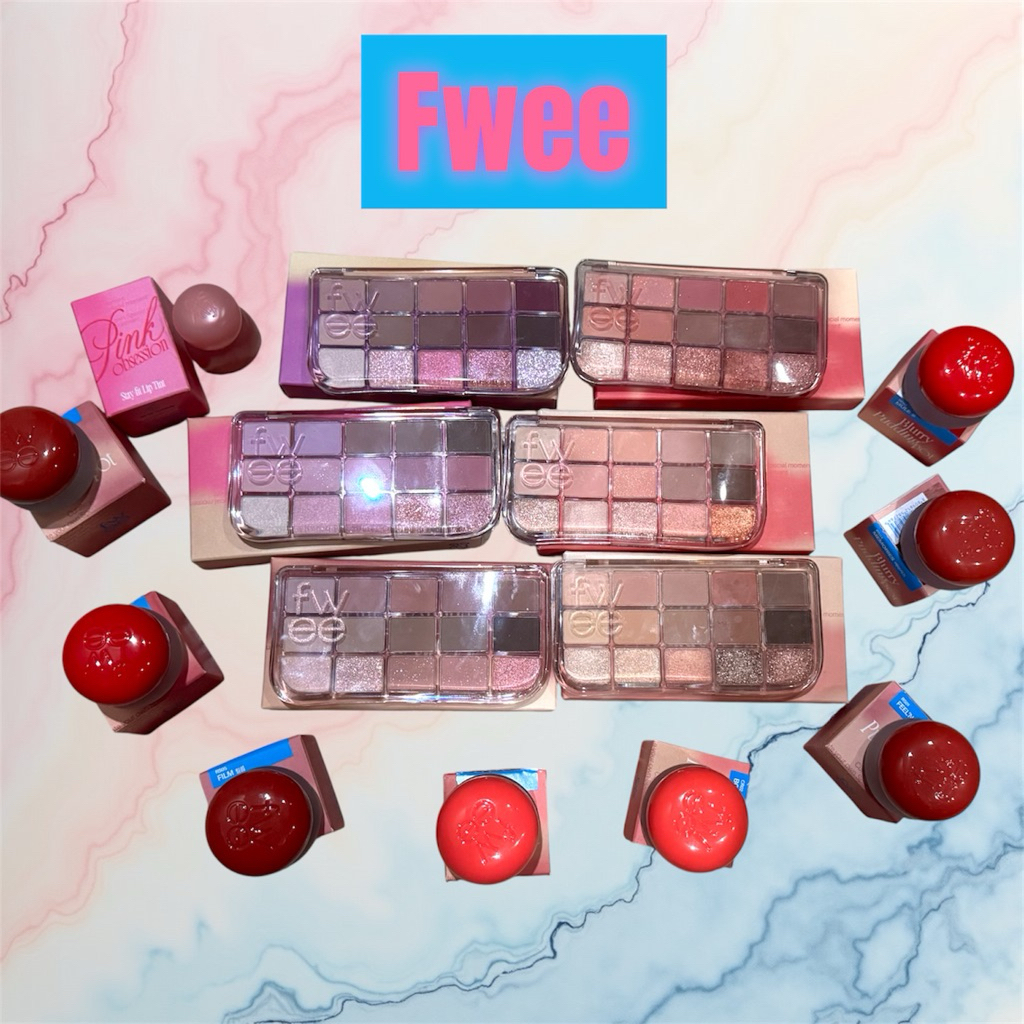 Fwee eyeshadow palette, blurring pudding pot ส่งต่อของแท้ สภาพดี
