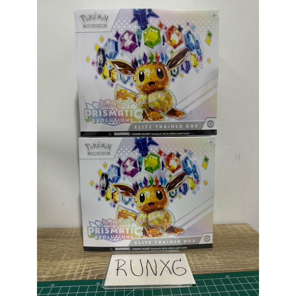 🚨พร้อมส่ง🚨 Pokemon TCG Prismatic Evolutions Elite Trainer Box ETB Pokemon