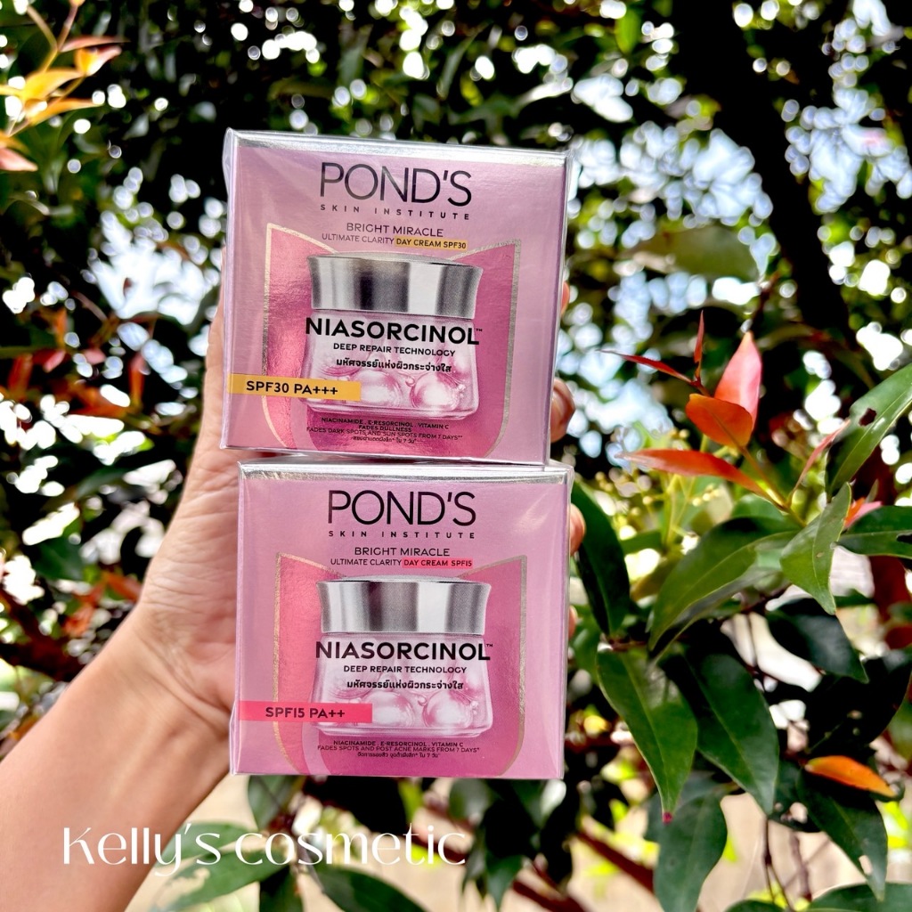 <<Kelly's Shop>> Pond'S Bright Miracle Ultimate Clarity Day Cream SPF15PA++ / SPF30 PA+++ Niasorcino