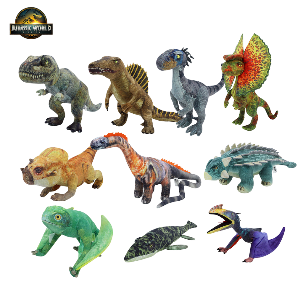 ตุ๊กตา ไดโนเสาร์ Jurassic World T-REX,AQUILOPS,VELOCIRAPTOR,TITANOSAURUS,MOSAจากภาพยนต์JurassicWorld