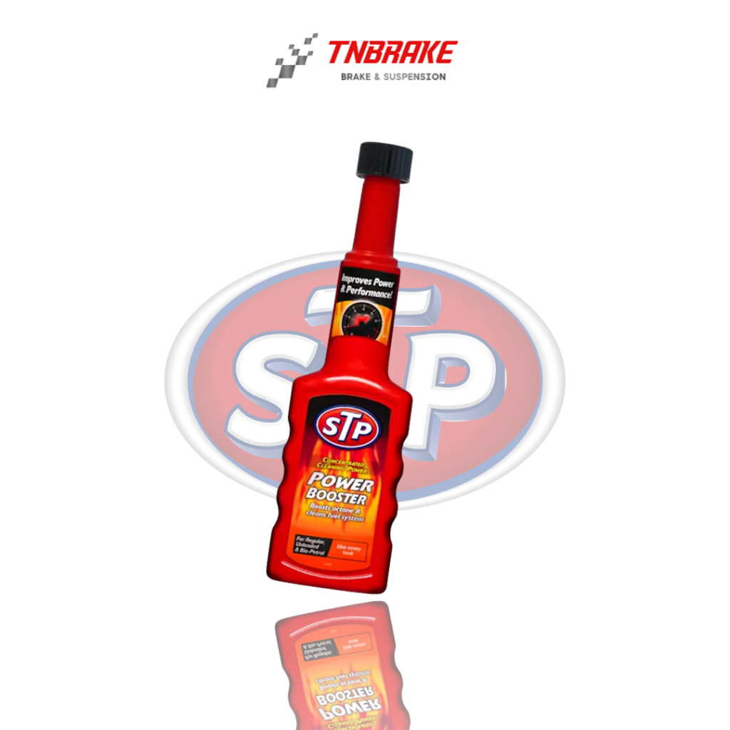 STP POWER BOOSTER (OCTANE BOOSTER) น้ำยาล้างระบบหัวฉีดและเพิ่มค่าออกเทน 200 ml. ขนาดใหม่!!
