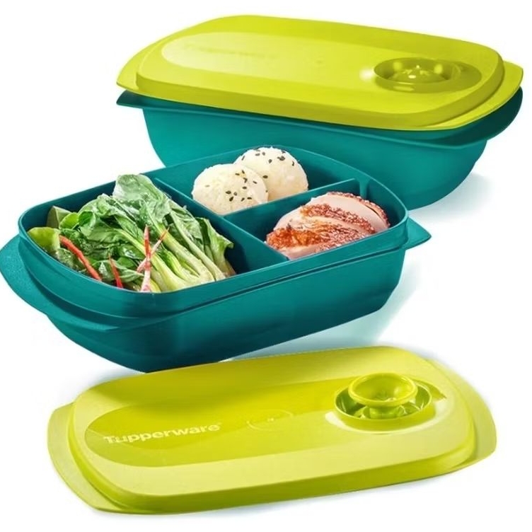 Tupperware กล่องข้าวไมโครเวฟอาร์ที (1ใบ) ความจุ1ลิตร เข้าไมโครเวฟได้