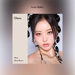 Muse - สี Brown, Gray (รายเดือน), Lens.Matter, คอนแทคเลนส์เกาหลี