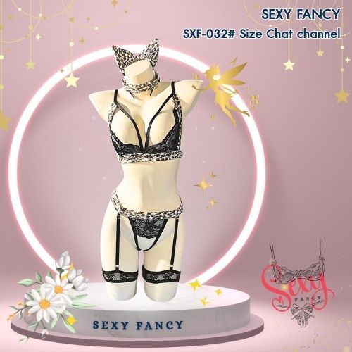 SEXY FANCY SXF-032# Size Chat channel ชุดแฟนซี บิกินี่เซ็กซี่ ชุดคอสเพลย์ (พร้อมส่งจากไทย)