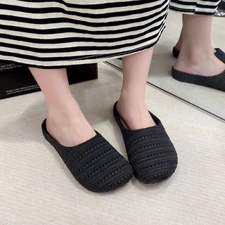D488 รองเท้าแตะเปิดส้น ยางพารา น้ำหนักเบา มีกันลื่น ใส่สบาย