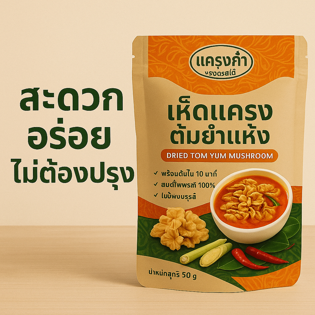 แครงคำ เห็ดแครงต้มยำน้ำใส พร้อมปรุง 50 กรัม | อาหารสุขภาพ โปรตีนสูง ใยอาหารเยอะ ราคาพิเศษ ราคา ถูกที่สุด ดีลบีเคเค แกลเลอรีภาพที่ 3