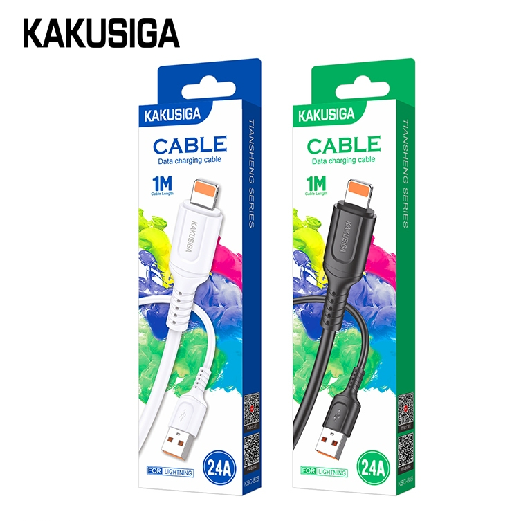 KSC-805 Type-C / IP5 / V8 / Mirco charging data cable 2.4A ชาร์จเร็ว ราคาถูก fast charge AB4